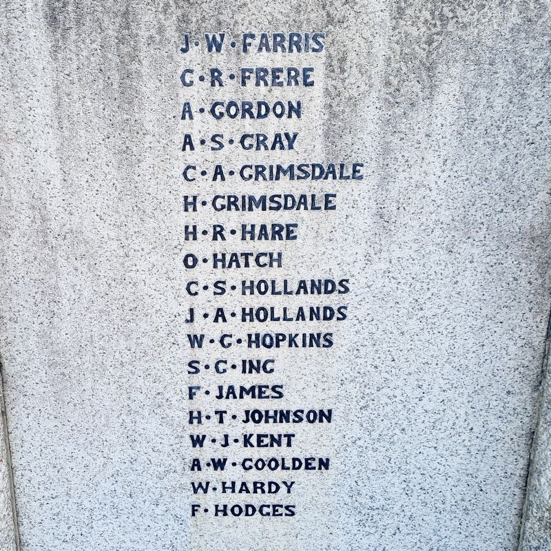 Cookham War Memorial. Click for full size. Cookham War Memorial image. Click for full size.