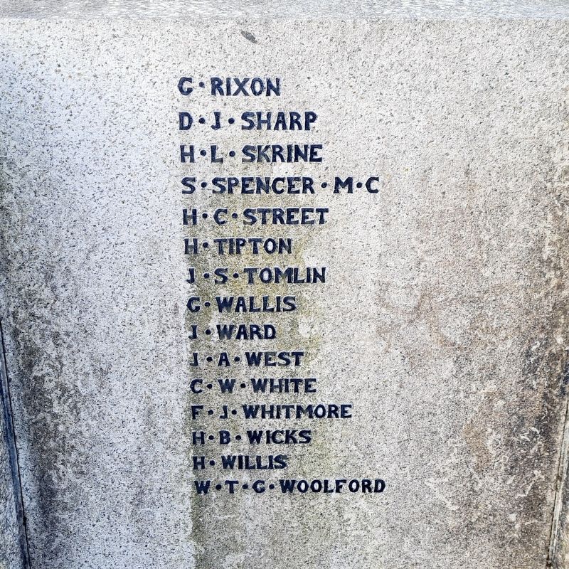 Cookham War Memorial. Click for full size. Cookham War Memorial image. Click for full size.