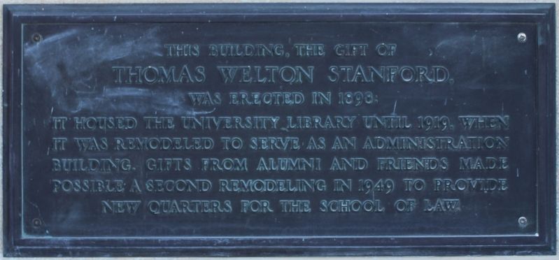 Wallenberg Hall Marker image. Click for full size.