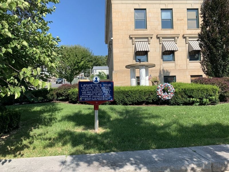 Lafayette’s Tour Marker. Click for full size. Lafayette’s Tour Marker image. Click for full size.
