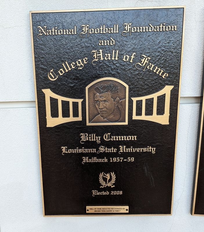 Billy Cannon Marker image. Click for full size.