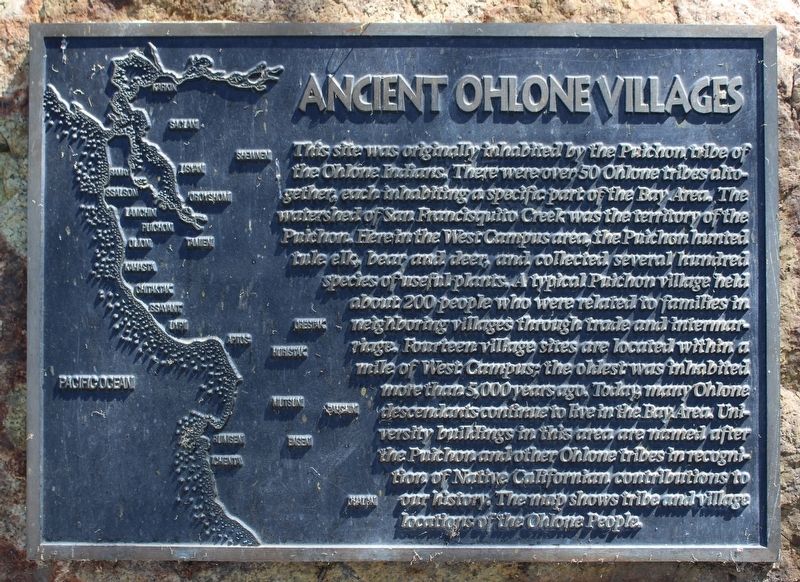 Ancient Ohlone Villages Marker image. Click for full size.