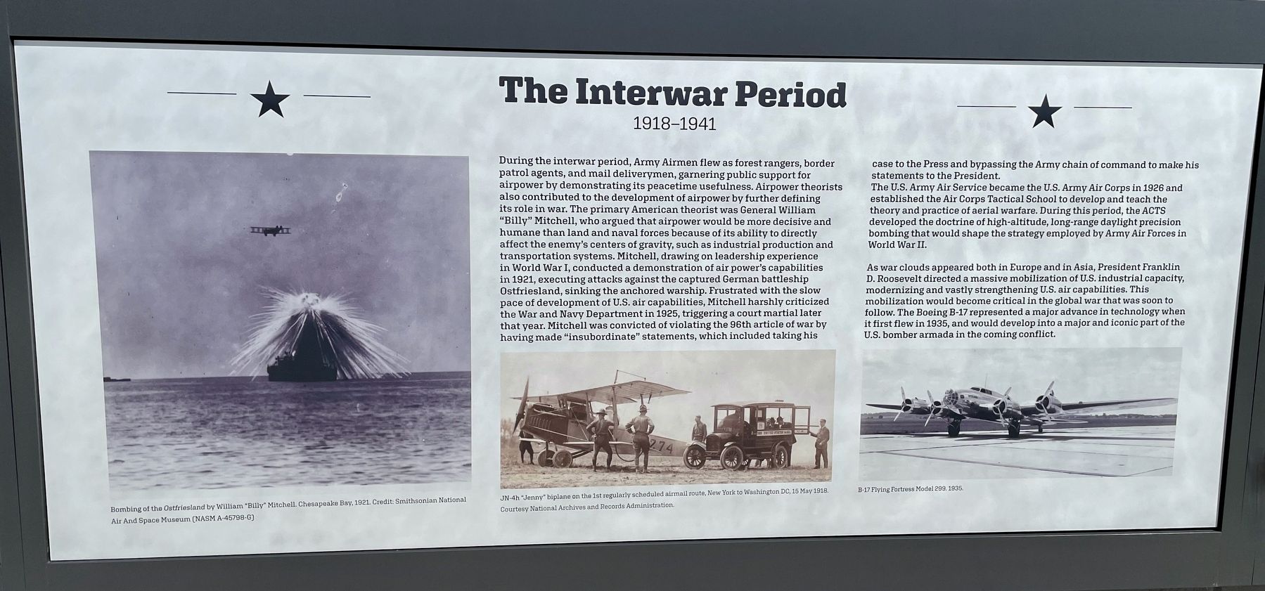 The Interwar Period Marker image. Click for full size.