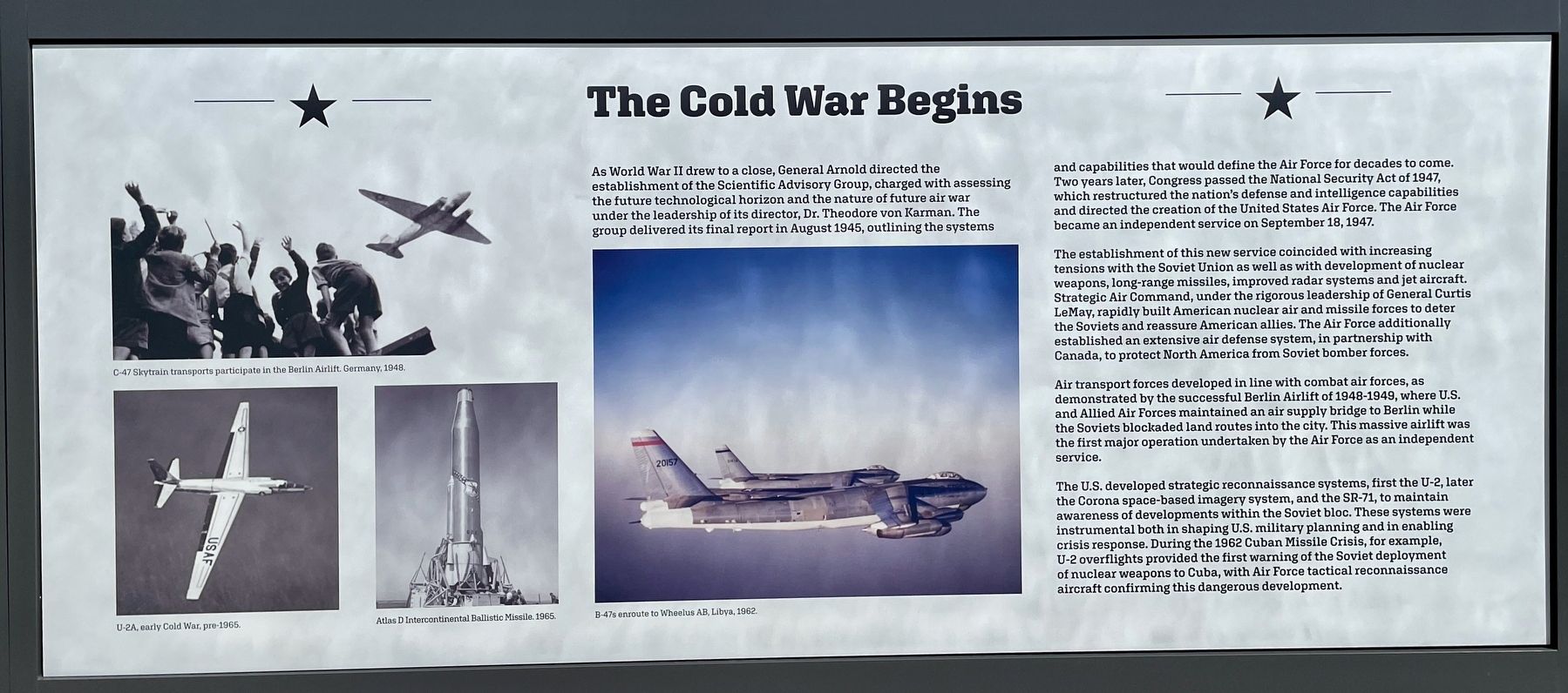 The Cold War Begins Marker image. Click for full size.