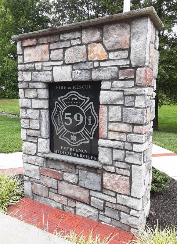 Fire and Rescue / Emergency Medical Services Monument image. Click for full size.
