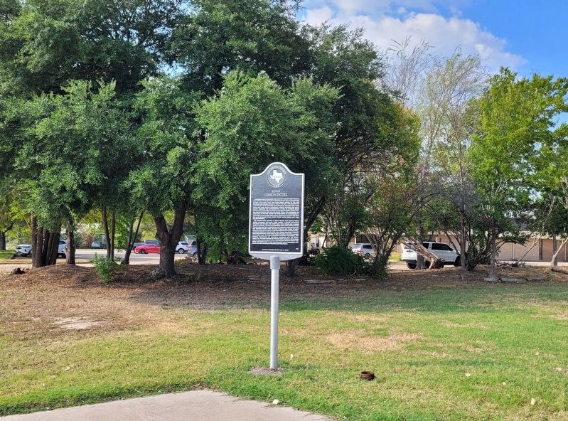 Site of Gibson Hotel Marker image. Click for full size.