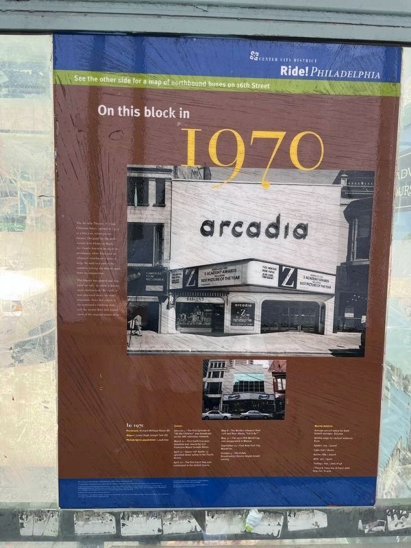 On this block in 1970 Marker image. Click for full size.