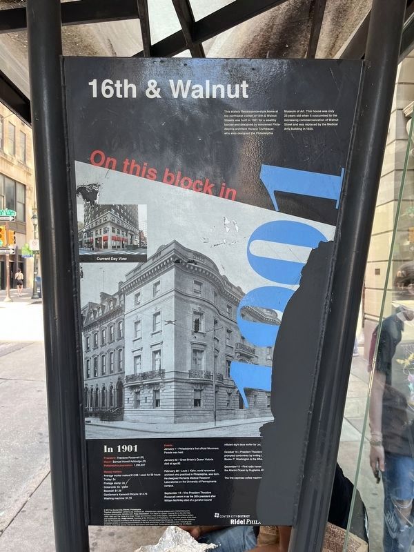 16th & Walnut Marker image. Click for full size.