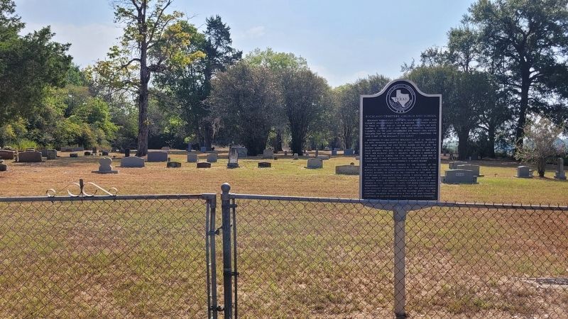 The Rockland Cemetery and Marker image. Click for full size.