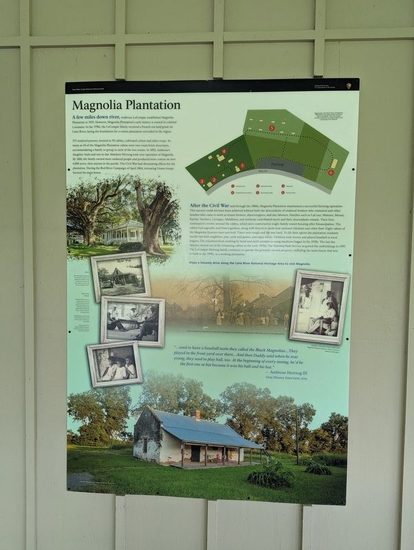 Magnolia Plantation Marker image. Click for full size.