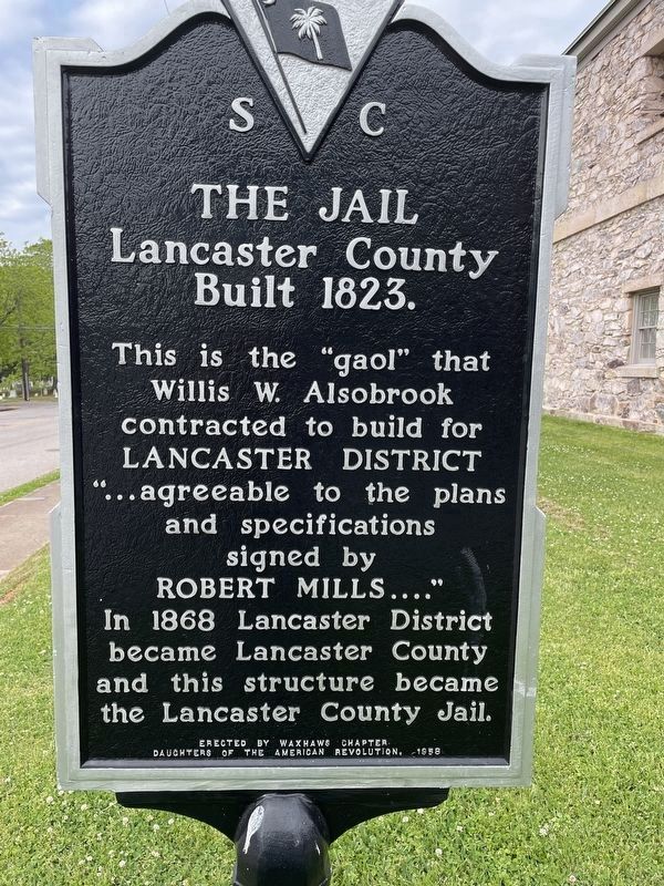 The Jail side of marker. Click for full size. The Jail side of marker image. Click for full size.
