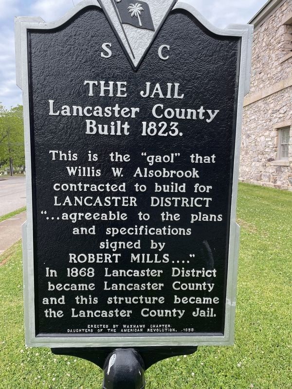 The Jail side of marker image. Click for full size.