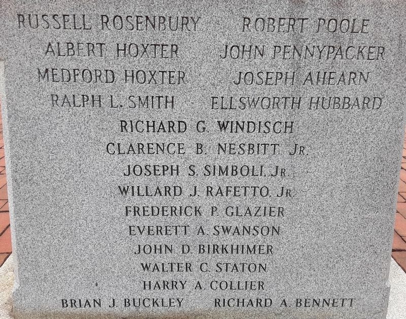 Thornbury Township World War II Honor Roll. Click for full size. Thornbury Township World War II Honor Roll image. Click for full size.
