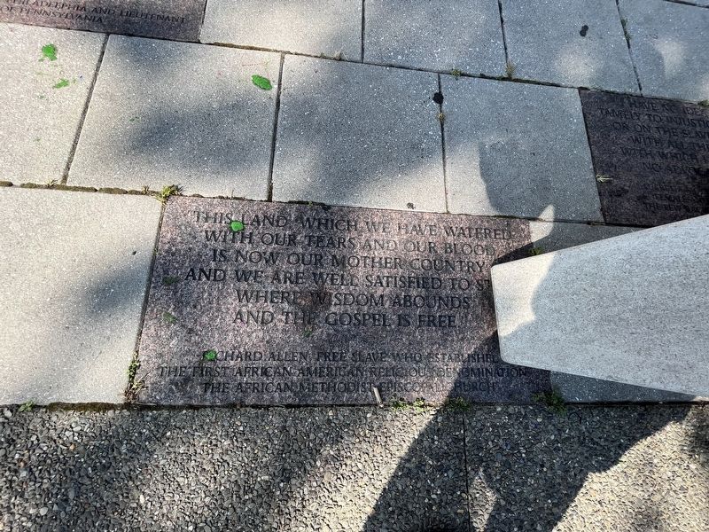 Richard Allen Marker. Click for full size. Richard Allen Marker image. Click for full size.