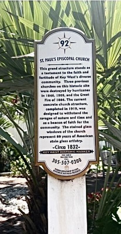 St. Paul�s Episcopal Church Marker image. Click for full size.