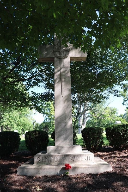 Wendell L. Willkie Grave. Click for full size. Wendell L. Willkie Grave image. Click for full size.