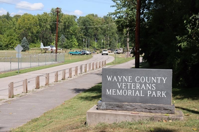 Wayne County Veterans Memorial Park. Click for full size. Wayne County Veterans Memorial Park image. Click for full size.