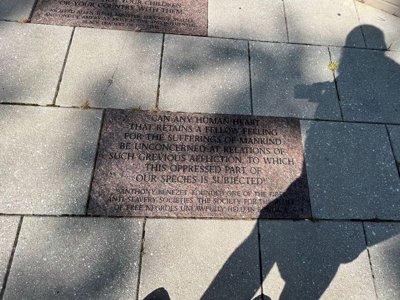 Anthony Benezet Marker. Click for full size. Anthony Benezet Marker image. Click for full size.