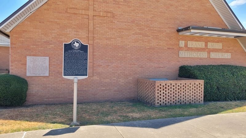 The A. Frank Smith United Methodist Church and Marker. Click for full size. The A. Frank Smith United Methodist Church and Marker image. Click for full size.