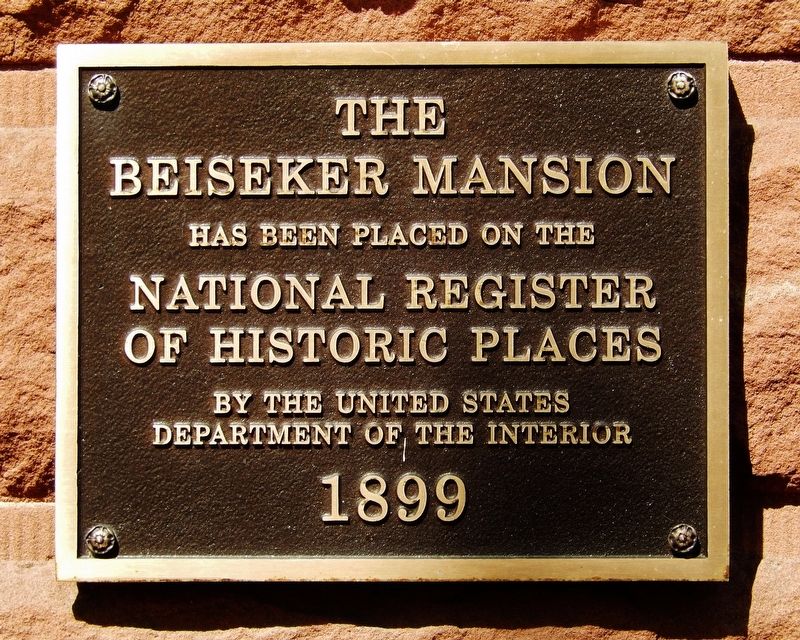 The Beiseker Mansion Marker image. Click for full size.