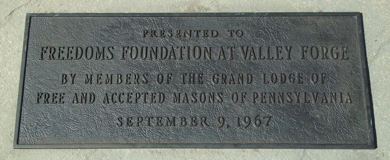 George Washington in Prayer Marker. Click for full size. George Washington in Prayer Marker image. Click for full size.