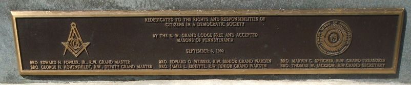 George Washington in Prayer Marker. Click for full size. George Washington in Prayer Marker image. Click for full size.