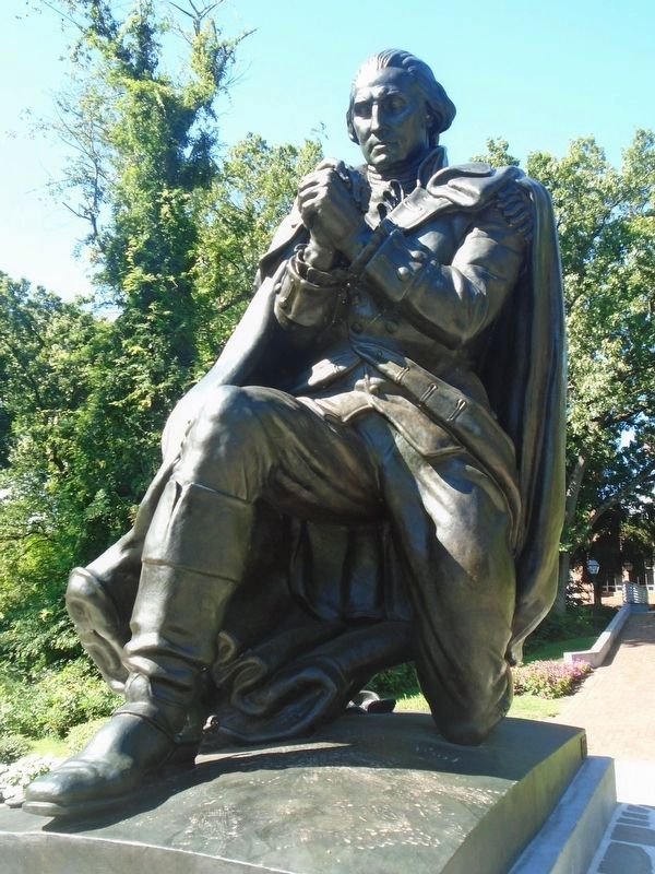 George Washington in Prayer. Click for full size. George Washington in Prayer image. Click for full size.