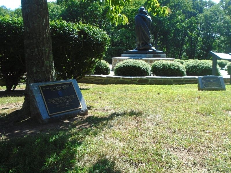 30th Infantry Division Marker. Click for full size. 30th Infantry Division Marker image. Click for full size.
