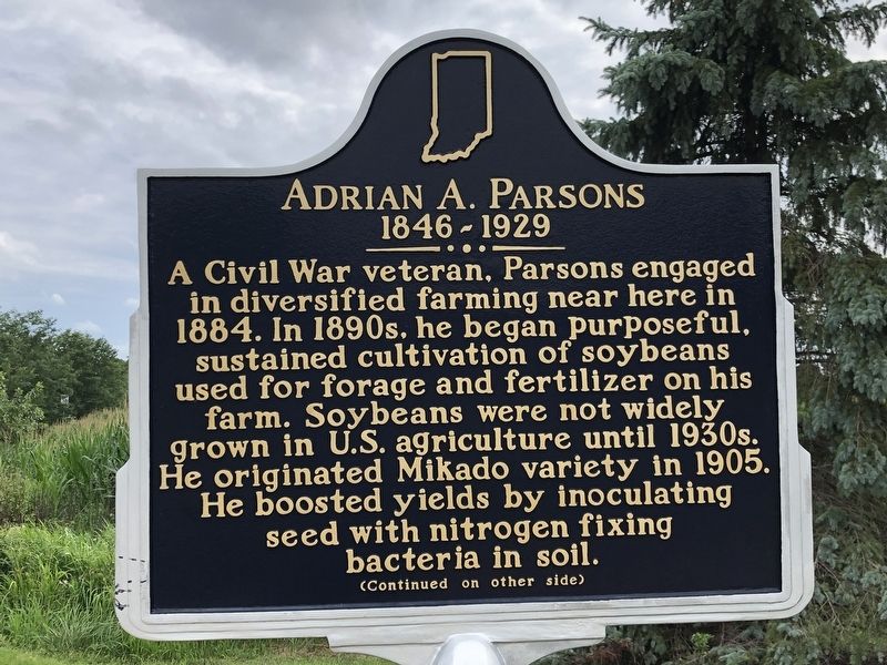 Adrian A. Parsons side of marker image. Click for full size.