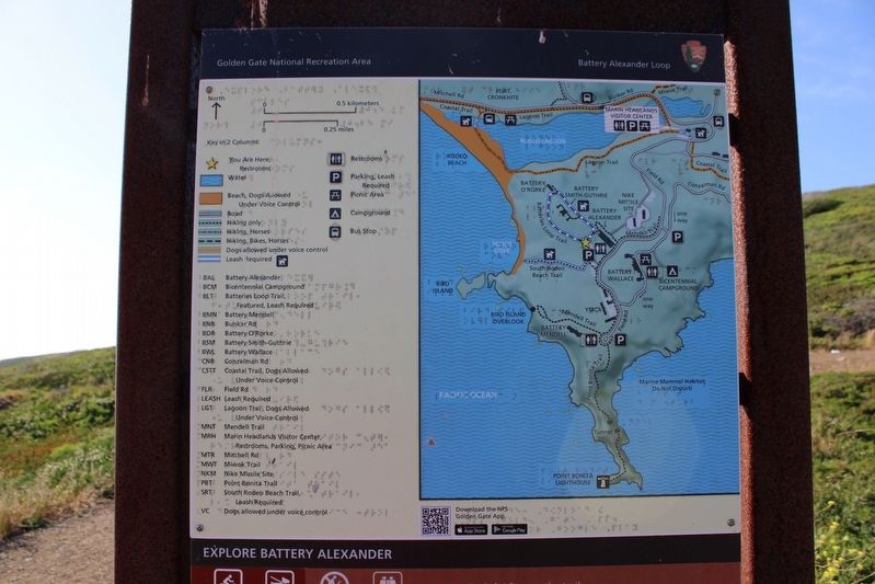 Map Above the Marker image. Click for full size.