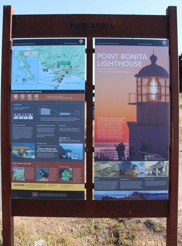 Point Bonita Lighthouse Marker image. Click for full size.