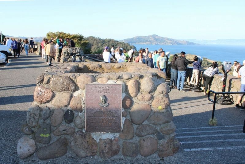 H. Dana Bowers Memorial Vista Point Marker image. Click for full size.
