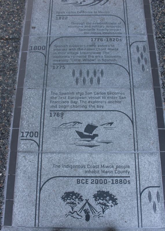Sausalito History Timeline Marker image. Click for full size.