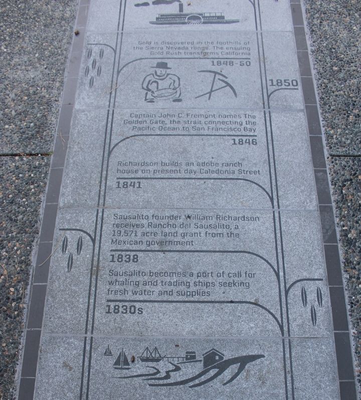 Sausalito History Timeline Marker image. Click for full size.