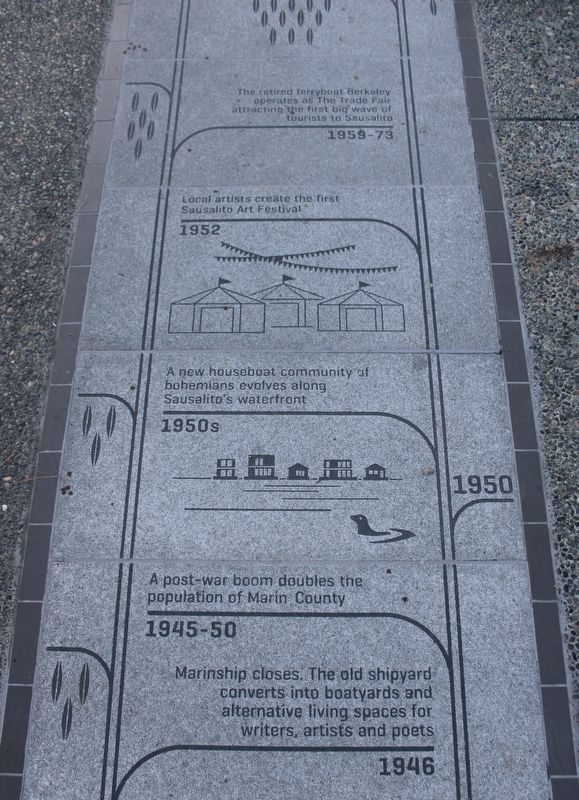 Sausalito History Timeline Marker image. Click for full size.