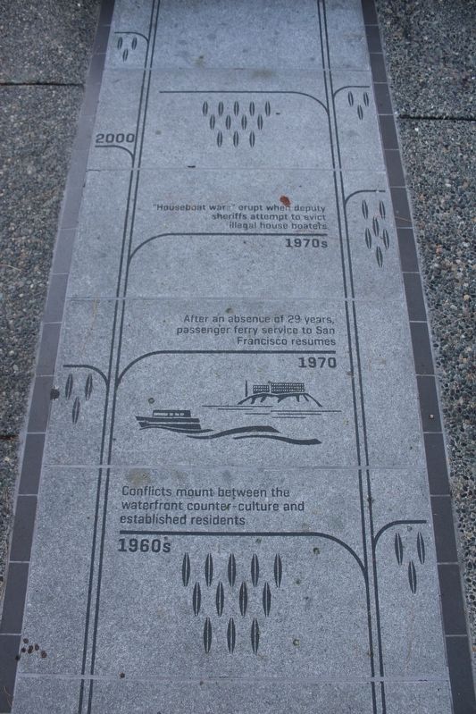 Sausalito History Timeline Marker image. Click for full size.