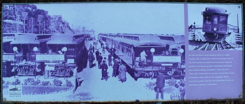 Sausalito Before the Bridge Marker image. Click for full size.