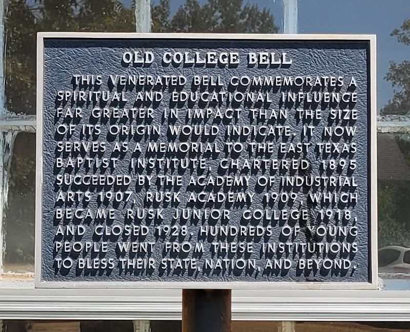 Old College Bell Marker. Click for full size. Old College Bell Marker image. Click for full size.