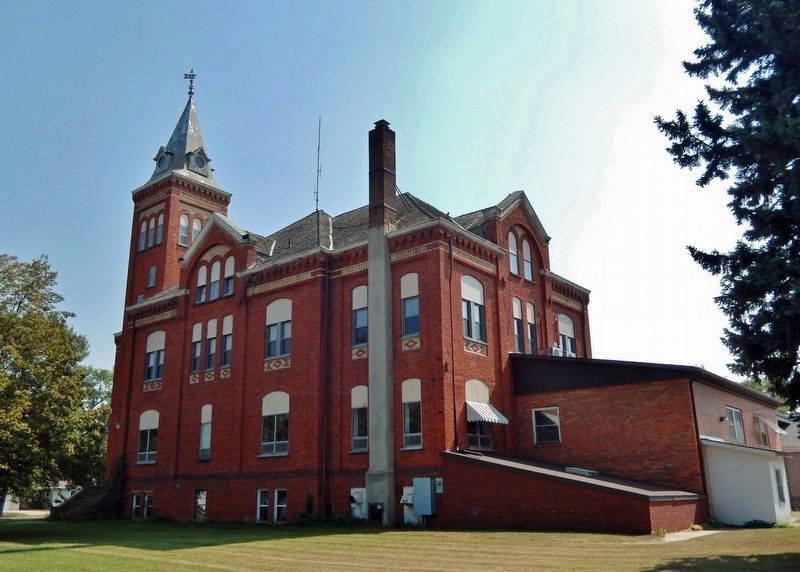 Historic Griggs County Court House<br>(<i>northwest elevation</i>) image. Click for full size.
