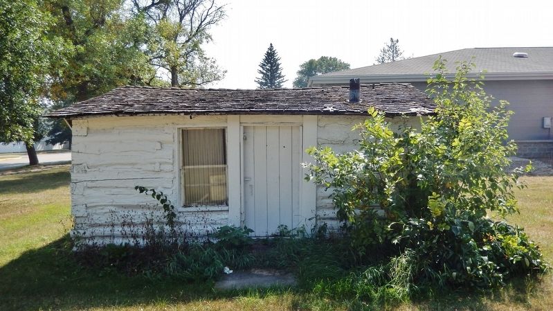 Opheim Cabin (<i>north/front elevation</i>). Click for full size. Opheim Cabin (<i>north/front elevation</i>) image. Click for full size.