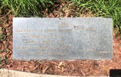German Pioneers Marker. Click for full size. German Pioneers Marker image. Click for full size.