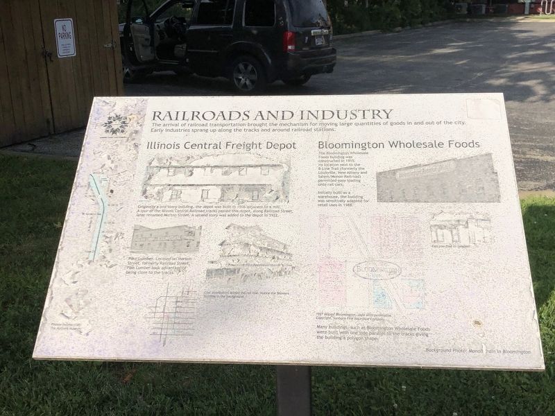 Railroads and Industry Marker. Click for full size. Railroads and Industry Marker image. Click for full size.