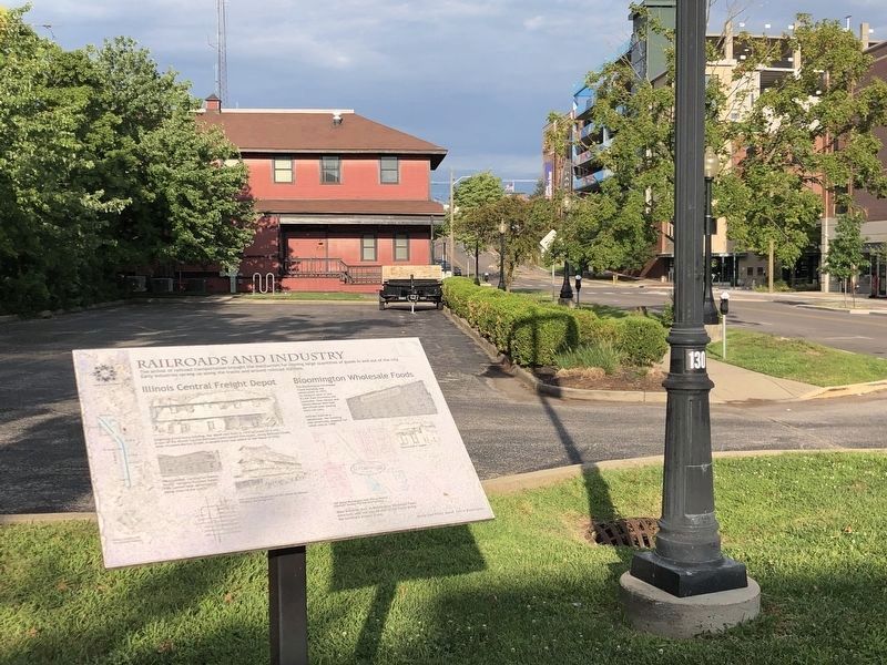 Railroads and Industry Marker. Click for full size. Railroads and Industry Marker image. Click for full size.