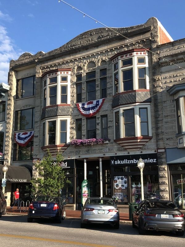 The Buskirk-Hill Building Marker image. Click for full size.