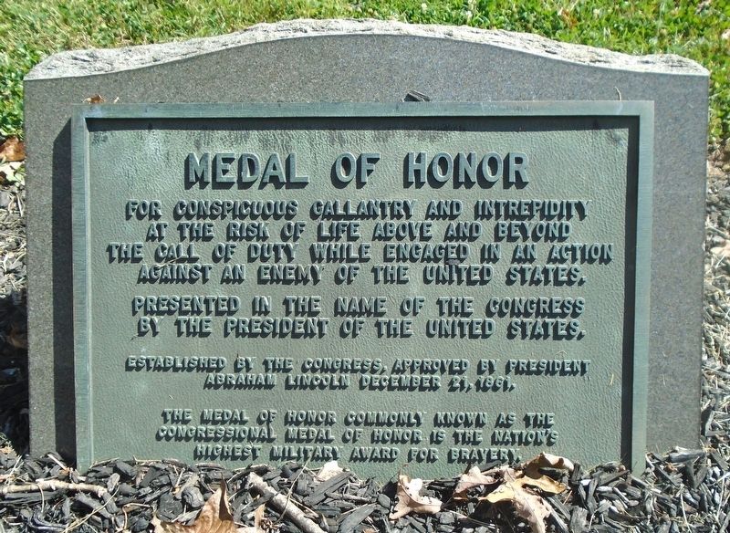 Medal of Honor Marker image. Click for full size.
