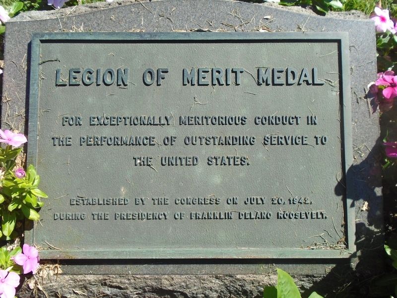 Legion of Merit Medal Marker image. Click for full size.