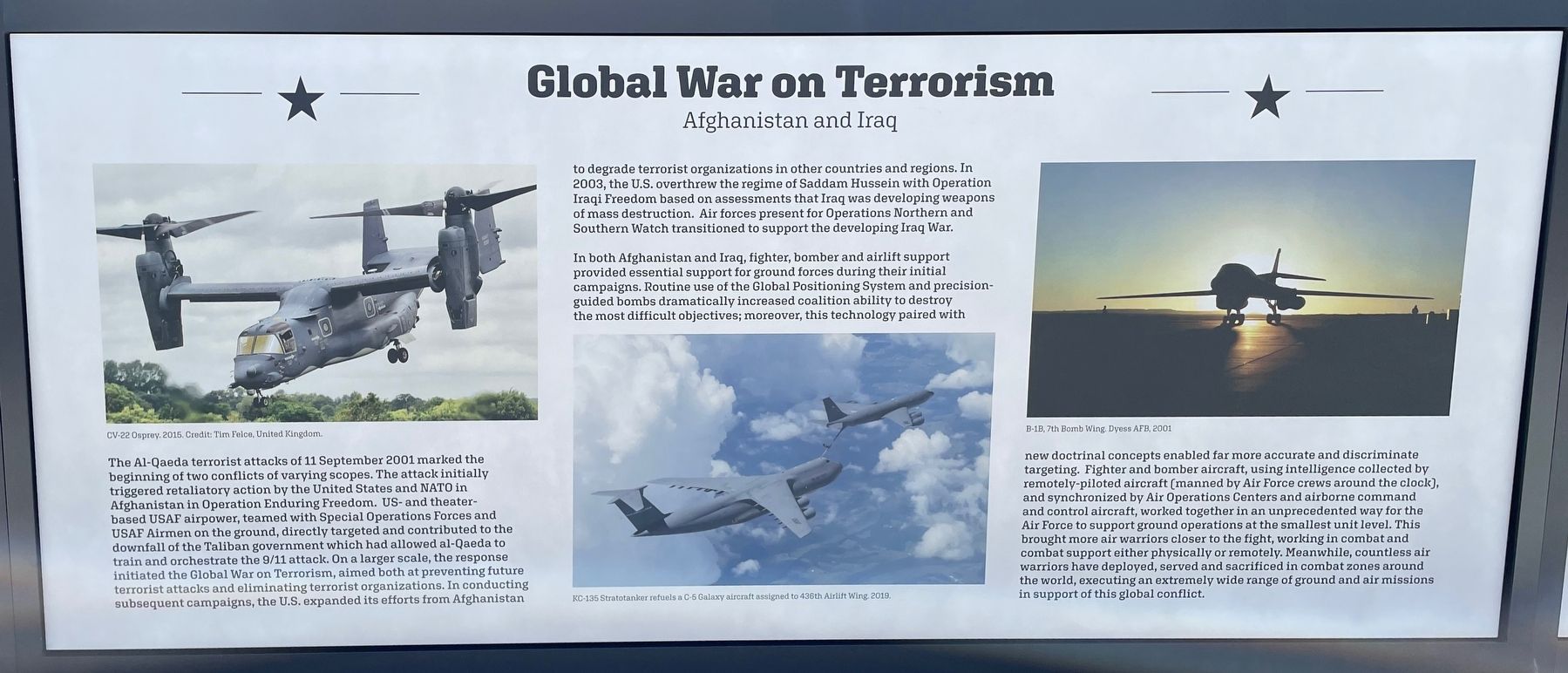 Global War on Terrorism Marker image. Click for full size.