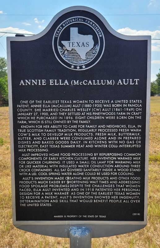 Annie Ella (McCallum) Ault Marker. Click for full size. Annie Ella (McCallum) Ault Marker image. Click for full size.