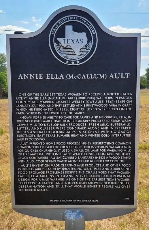 Annie Ella (McCallum) Ault Marker image. Click for full size.