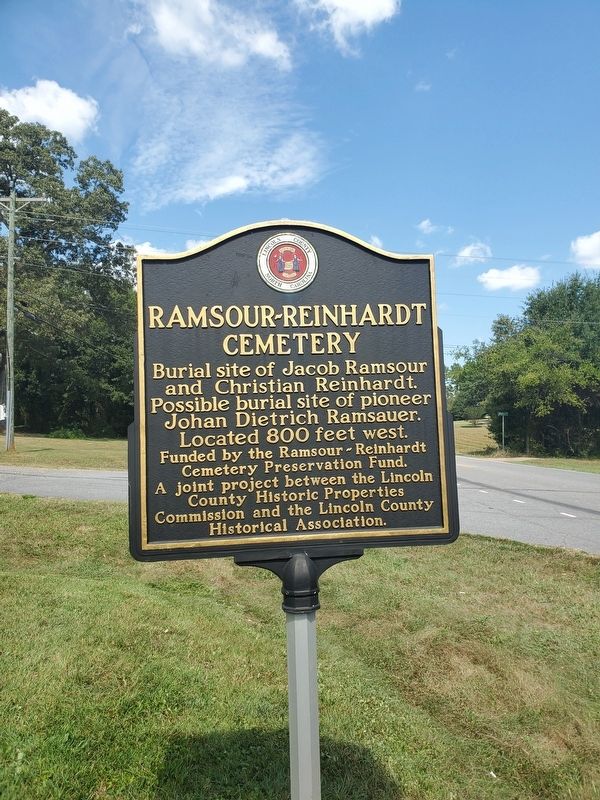 Ramsour-Reinhardt Cemetery Marker image. Click for full size.
